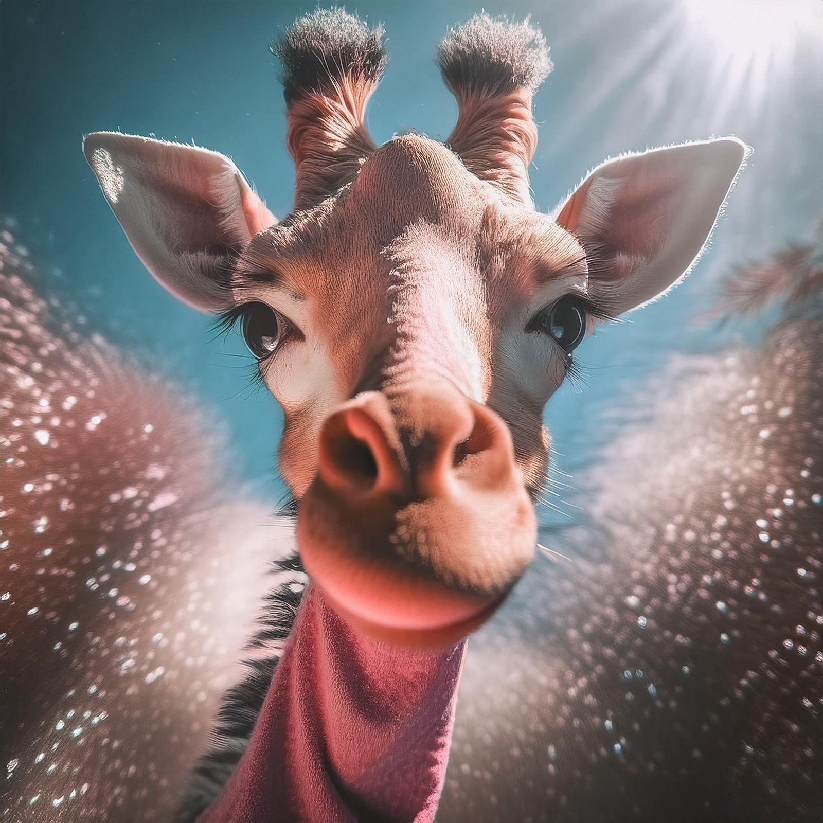 Illustration de la girafe cnv par peloola.com